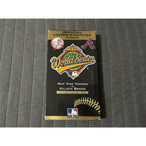 1996 Official MLB World Series Champions Yankees vs Braves VHS Classic Baseball